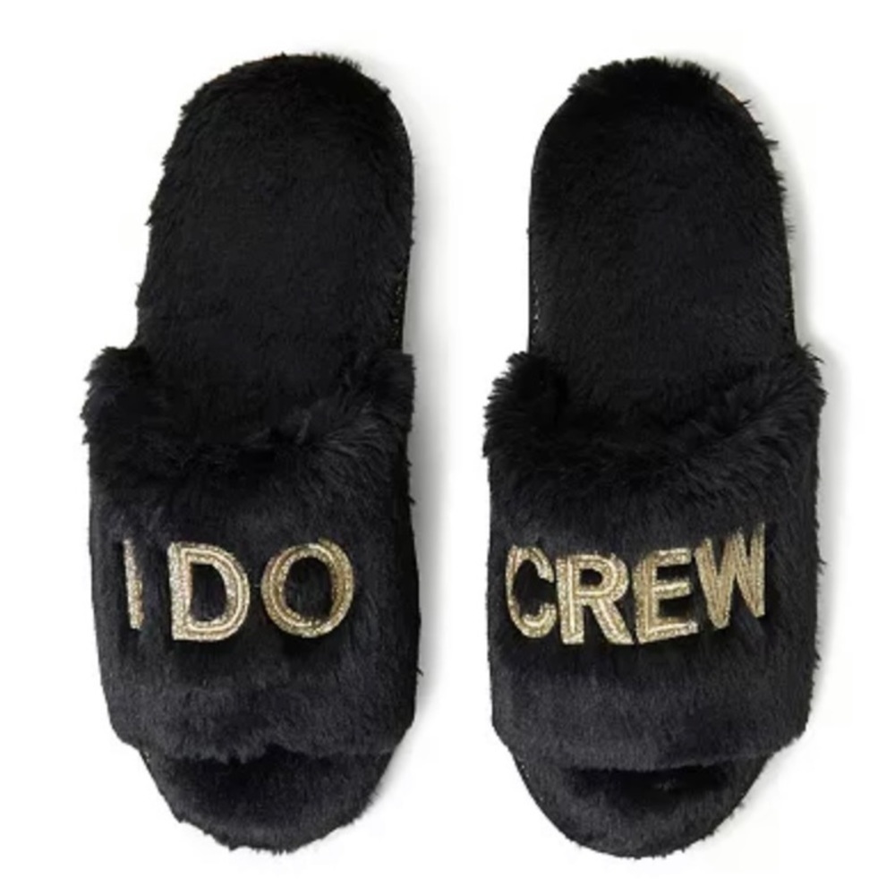 Dearfoams “I Do Crew” Slide Slippers